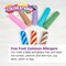 Colorations Jumbo Sidewalk Chalk - 50pc 4" x 1" Washable, Bright Colored Set for Kids - Draw on Classroom Chalkboard or Outdoor Playground - Bulk Supplies